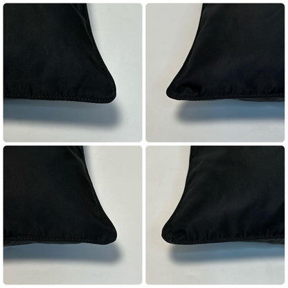 PRADA shoulder bag Purse Logo Nylon Black Unisex Used Authentic