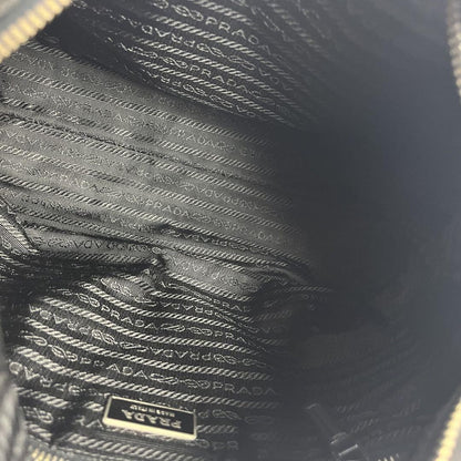 PRADA Hand Shoulder Bag Tote Purse 2way Nylon Black Authentic