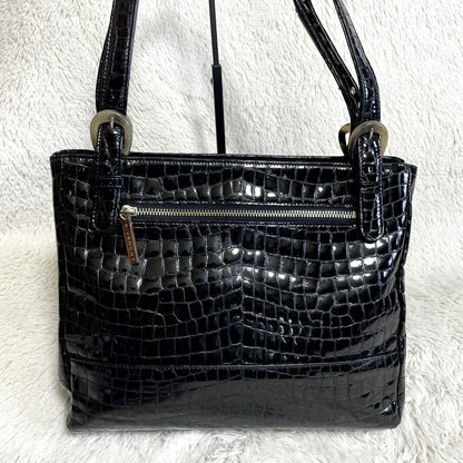 GIVENCHY handbag Purse Patent Leather Authentic Black  tote bag Women's Used