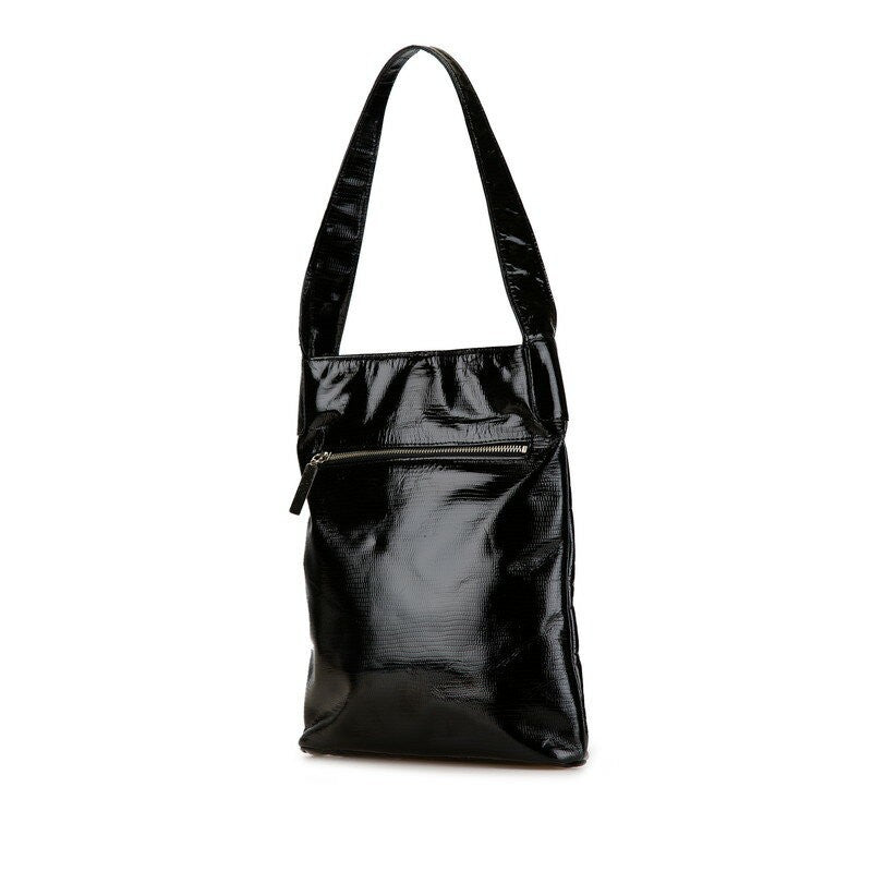 GIVENCHY Bag Shoulder Purse 4G Leather Black Authentic