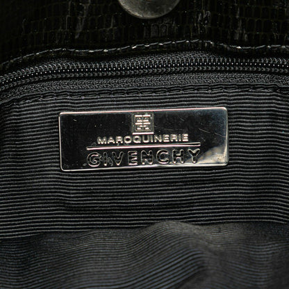 GIVENCHY Bag Shoulder Purse 4G Leather Black Authentic