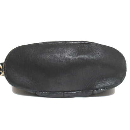 GIVENCHY Nightingale Hand Shoulder Bag Leather Black Authentic Vintage