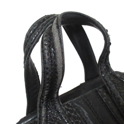 GIVENCHY Nightingale Hand Shoulder Bag Leather Black Authentic Vintage