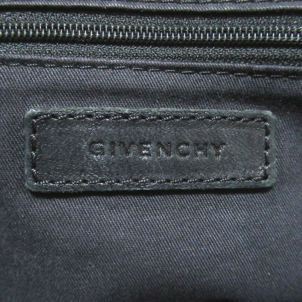 GIVENCHY Nightingale Hand Shoulder Bag Leather Black Authentic Vintage