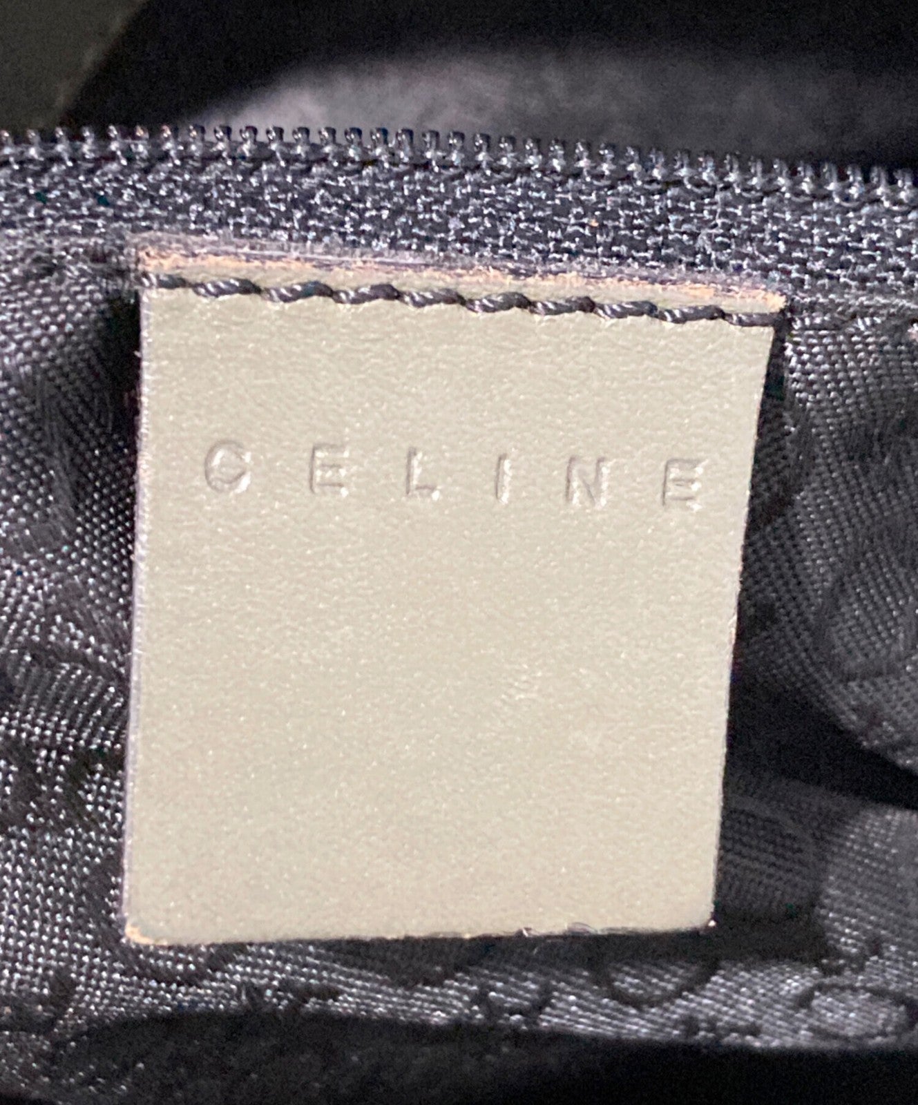 CELINE Hand Bag Tote Purse C Macadam Beige Authentic