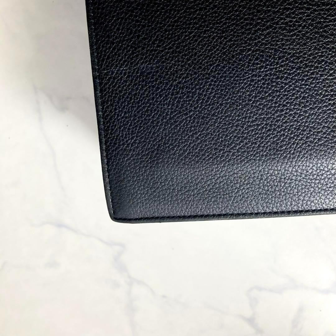 Saint Laurent Hand Bag Tote Purse Leather Black Red Authentic