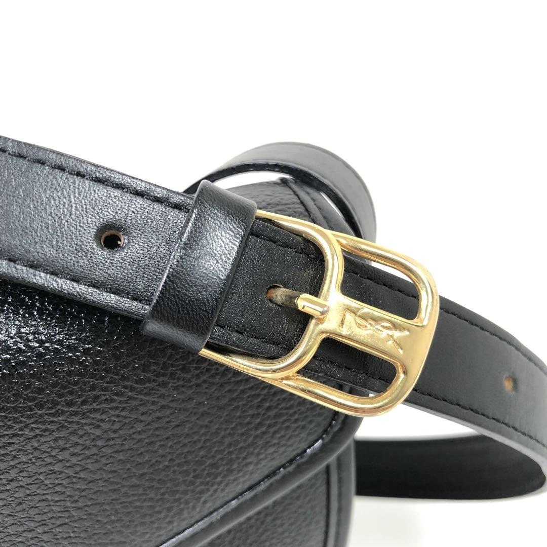 Saint Laurent Shoulder Bag Purse YSL Leather Authentic
