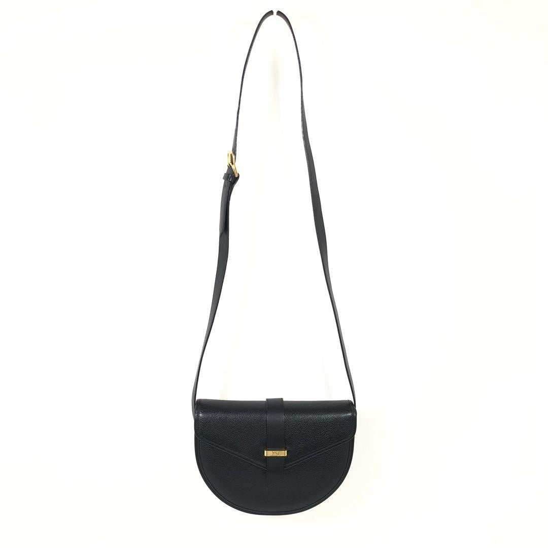 Saint Laurent Shoulder Bag Purse YSL Leather Authentic