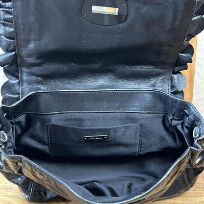 MIU MIU Hand Bag Tote Purse Black Authentic