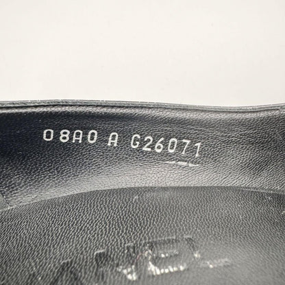CHANEL Shoes Pumps Heel Cocomark EU 38.5 US 8.5 Patent Leather Black Authentic