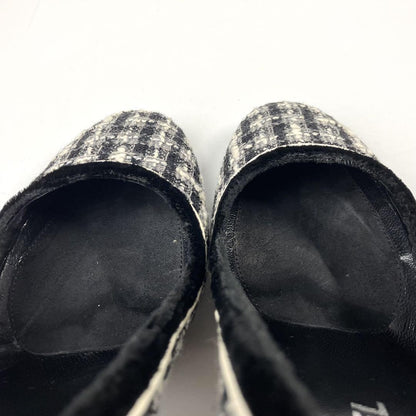 CHANEL Shoes Pumps Heel EU 36.5 US 6.5 Black Authentic