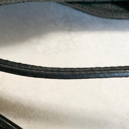 GUCCI Bag GG Canvas Hand Tote Purse Canvas Leather Black Silver Used Authentic
