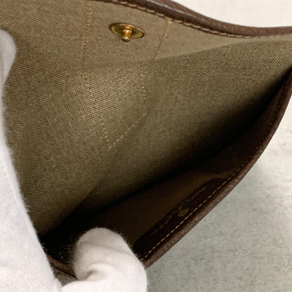 GUCCI Bag Supreme Sherry Line GG Clutch Purse Hand Leather Beige Brown Authentic
