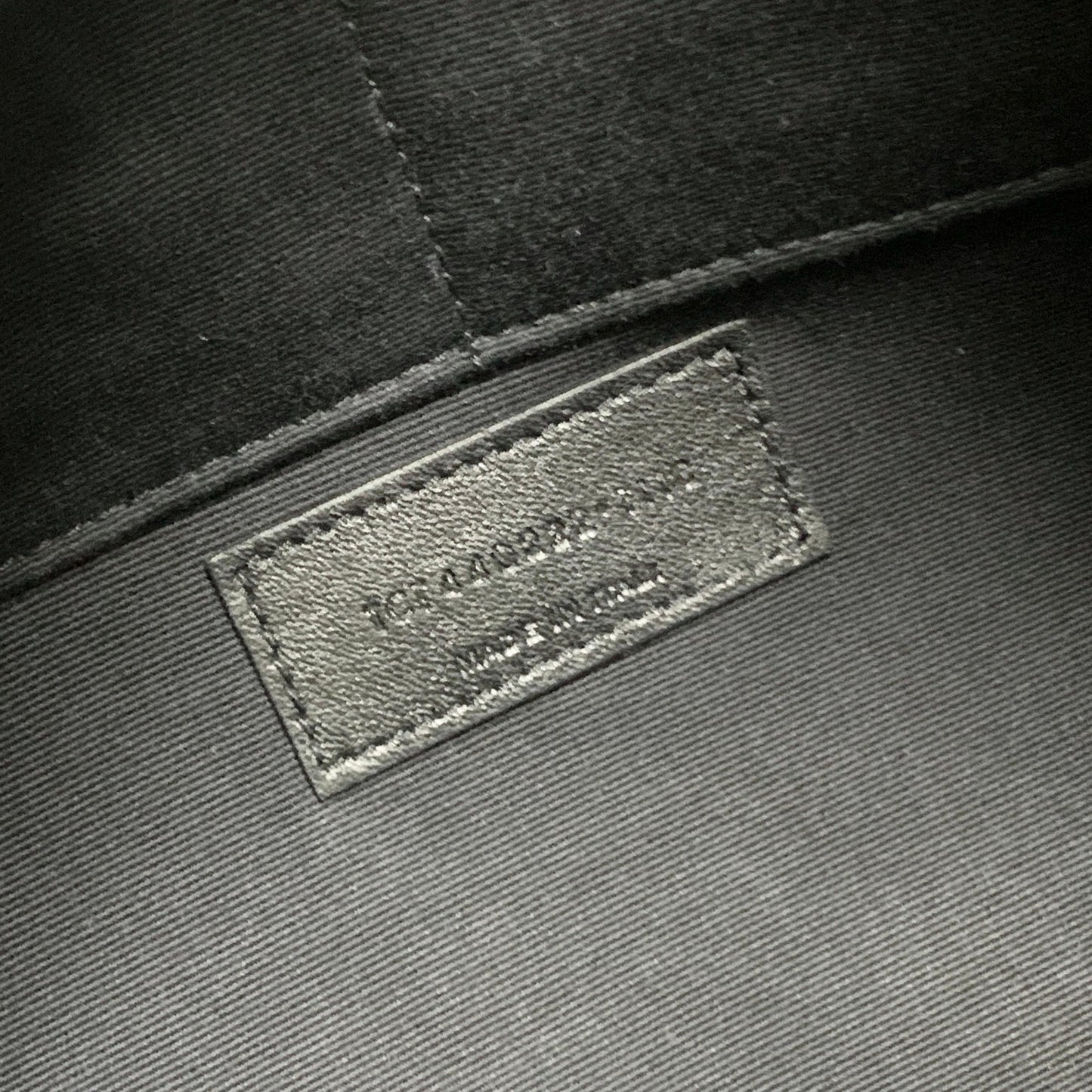 Yves Saint Laurent Clutch Bag YSL Cassandra Quilted Purse Handbag Black Leather