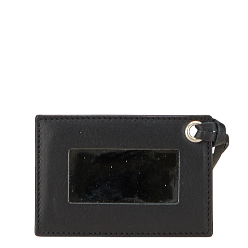 BALENCIAGA Clutch Bag Second Bag Paper Zip Around Leather Black Authentic