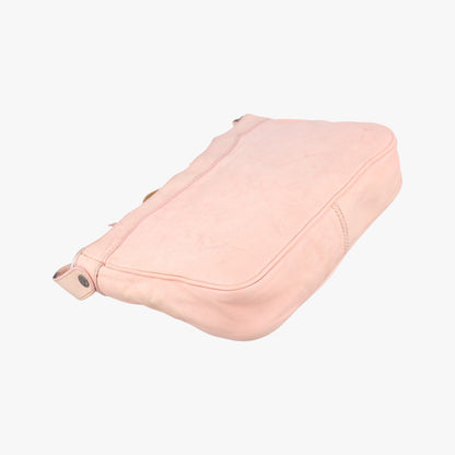 BALENCIAGA Shoulder Bag Purse Leather Pink Authentic