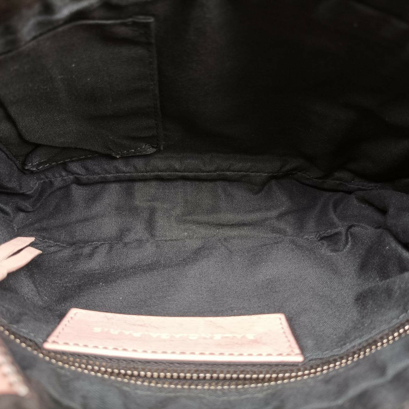 BALENCIAGA Shoulder Bag Purse Leather Pink Authentic