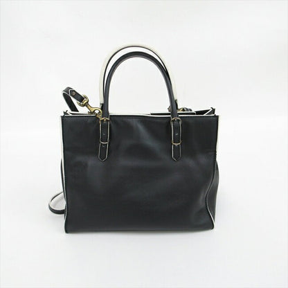 BALENCIAGA Hand Shoulder Bag Tote Purse 2way Paper Mini Black Authentic