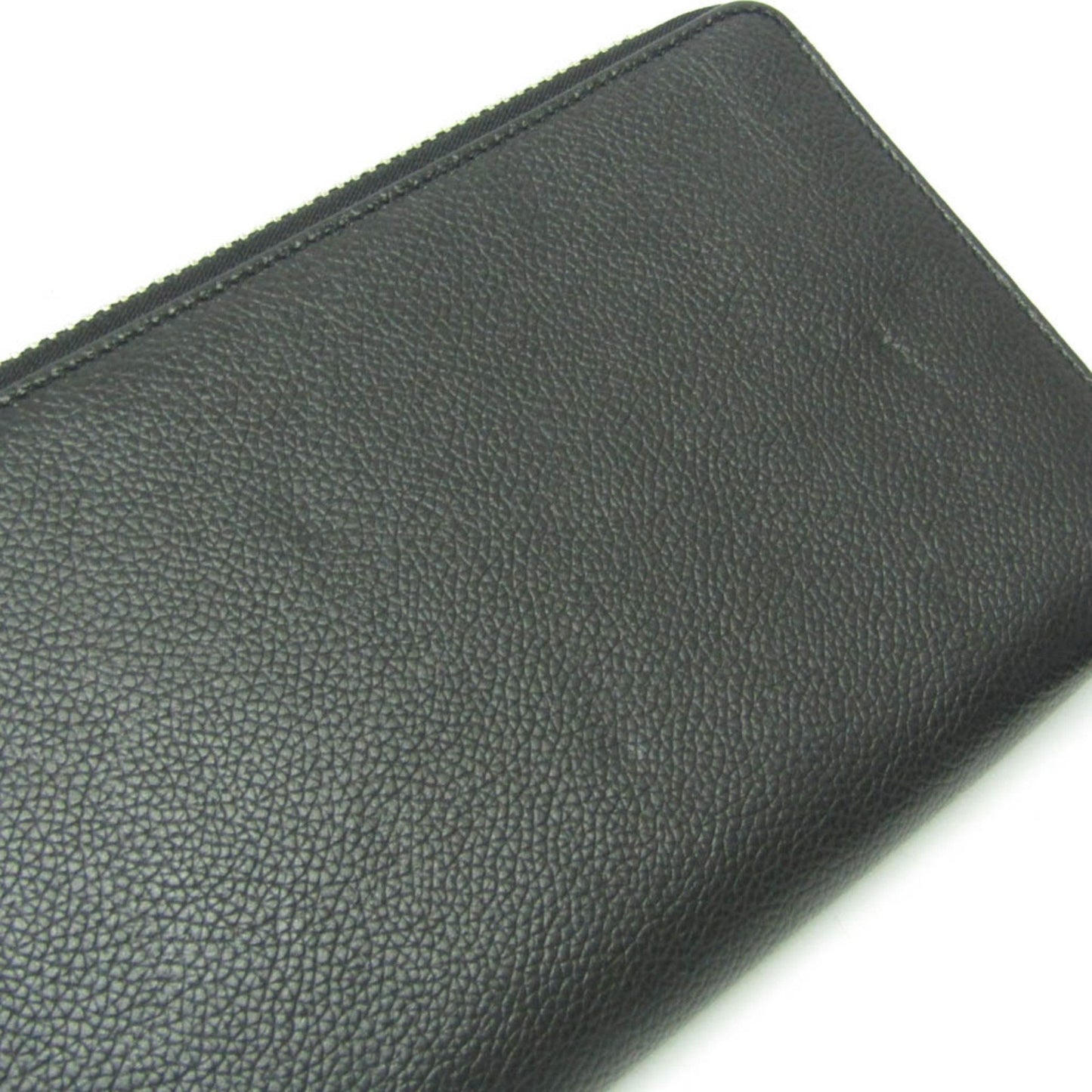 BALENCIAGA Shoulder Bag Purse LEASH CLUTCH Leather Black Authentic