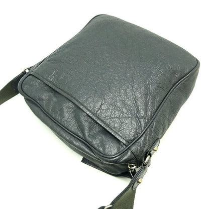 BALENCIAGA Shoulder Bag Purse Leather Gray Authentic