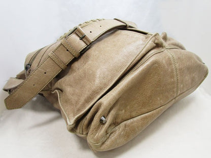 BALENCIAGA Hand Shoulder Bag Tote Purse Beige Authentic