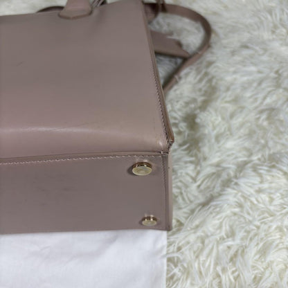 BALENCIAGA Hand Shoulder Bag Tote Purse 2way Leather Pink Authentic