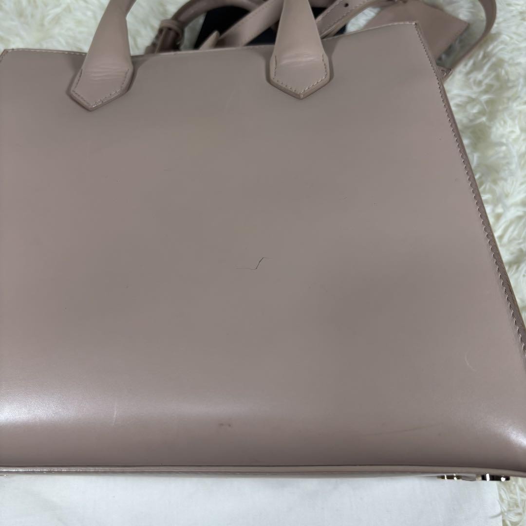 BALENCIAGA Hand Shoulder Bag Tote Purse 2way Leather Pink Authentic