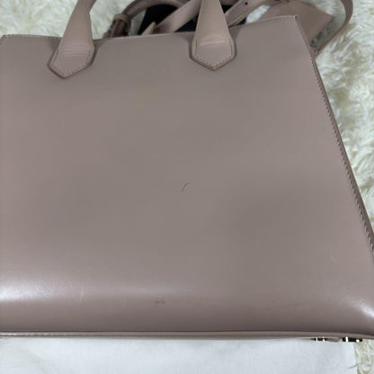 BALENCIAGA Hand Shoulder Bag Tote Purse 2way Leather Pink Authentic