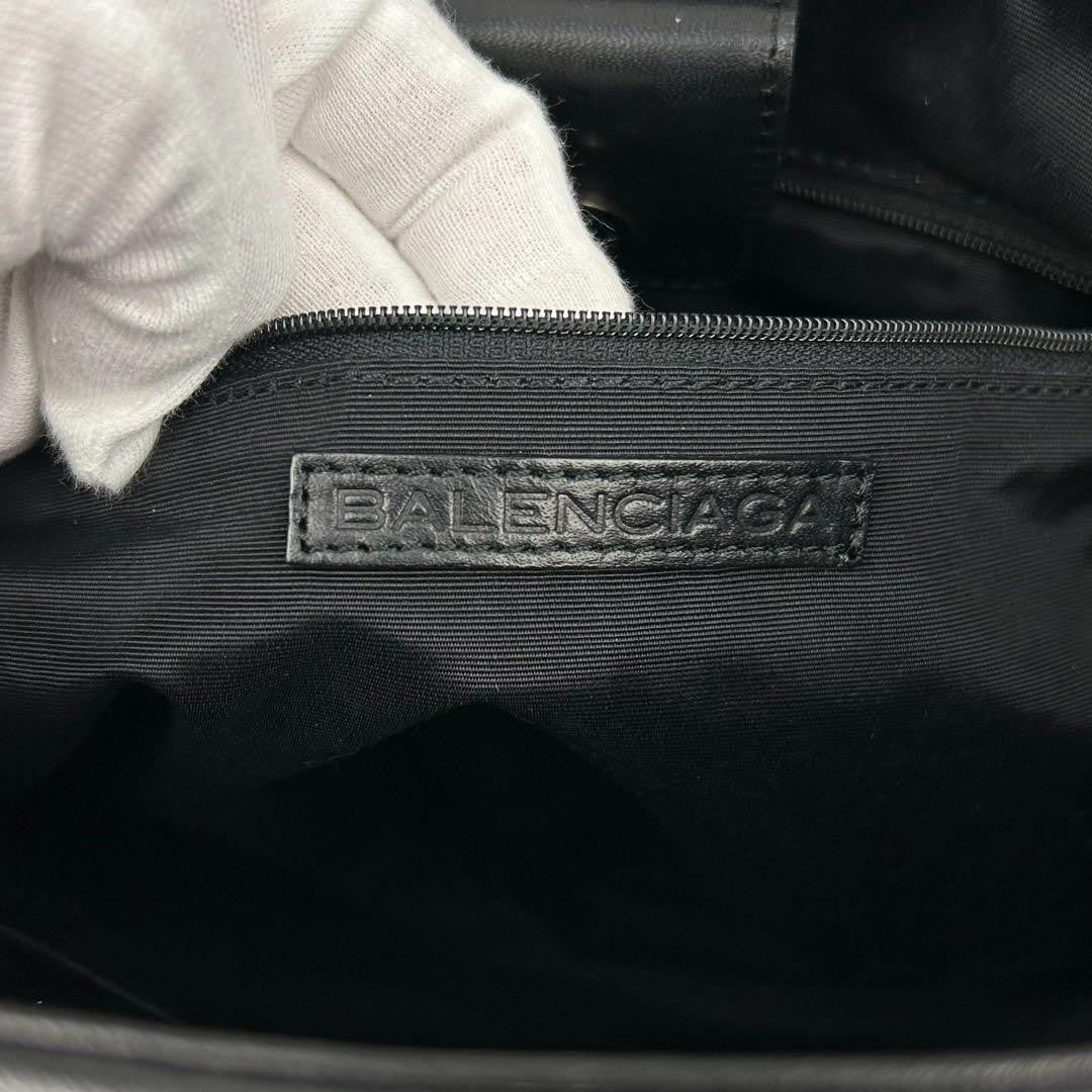 BALENCIAGA Hand Bag Tote Purse BB Brown Authentic
