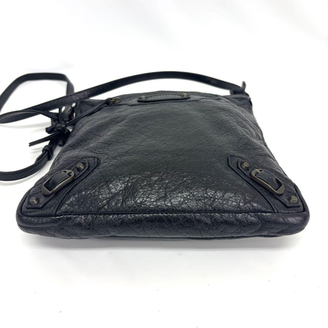 BALENCIAGA Shoulder Bag Purse Leather Authentic