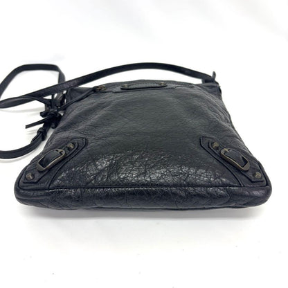 BALENCIAGA Shoulder Bag Purse Leather Authentic