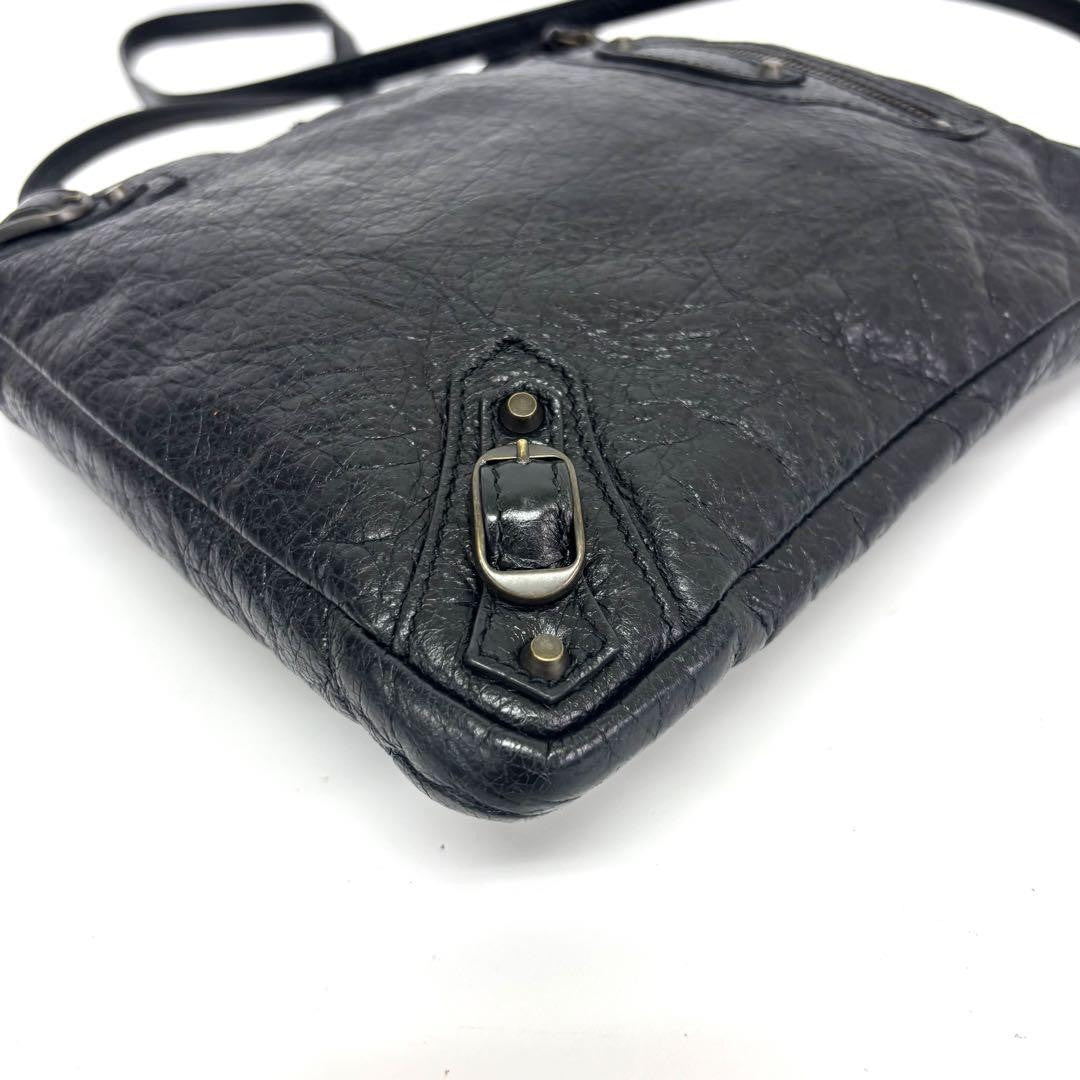 BALENCIAGA Shoulder Bag Purse Leather Authentic