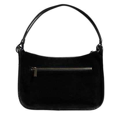 BALENCIAGA Hand Bag Tote Purse Suede Leather Black Authentic