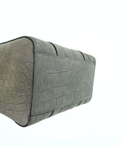 MULBERRY Hand Bag Tote Purse Gray Authentic