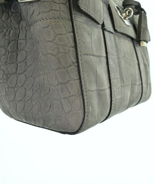 MULBERRY Hand Bag Tote Purse Gray Authentic