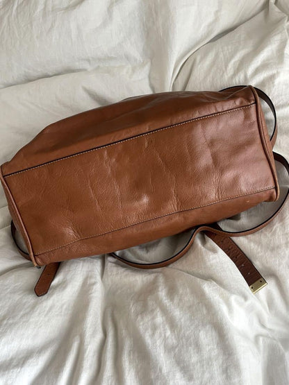 MULBERRY Shoulder Bag Purse Bayswater Brown Authentic