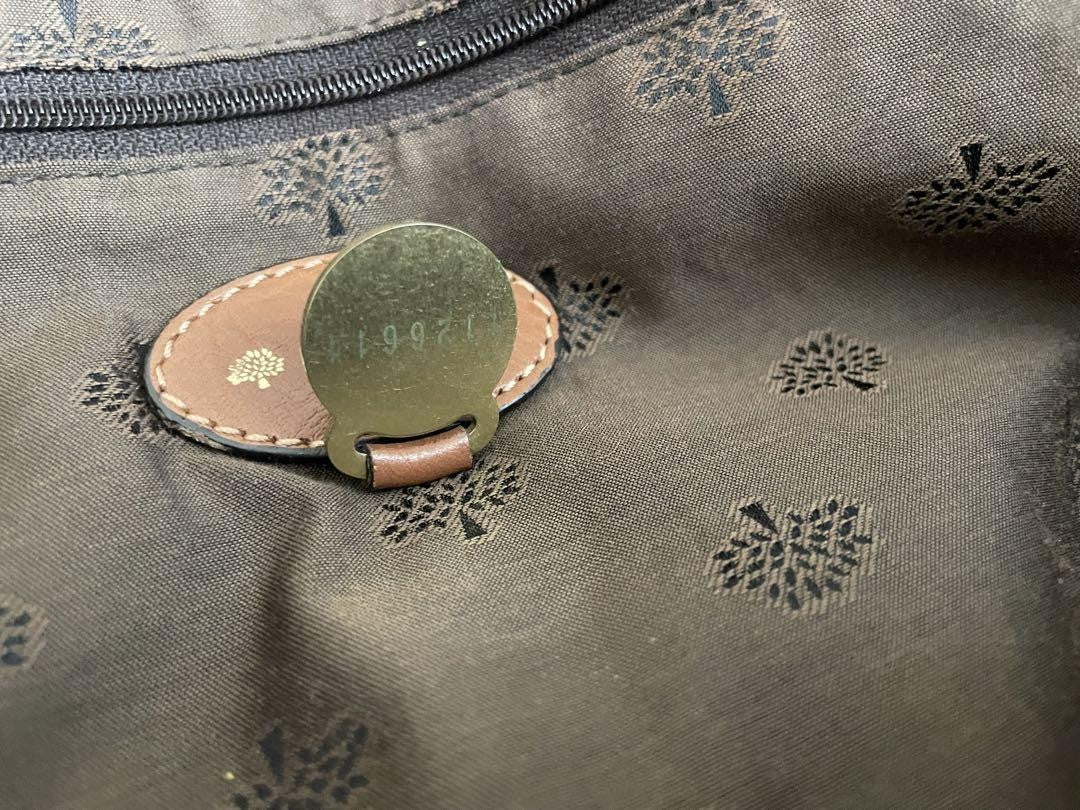 MULBERRY Shoulder Bag Purse Bayswater Brown Authentic