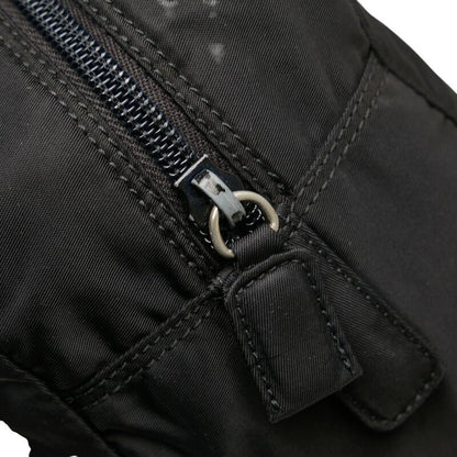 PRADA Mini Hand Bag Tote Purse Logo Nylon Black Authentic
