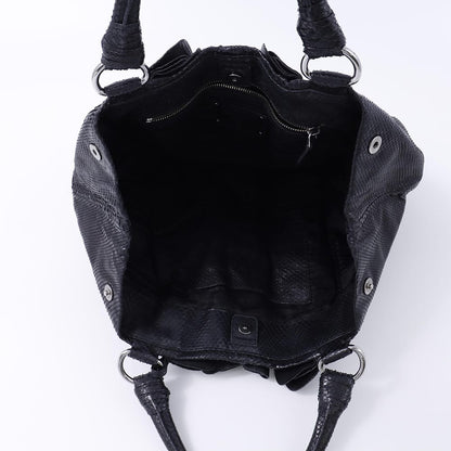 PRADA Hand Bag Tote Purse Black Authentic