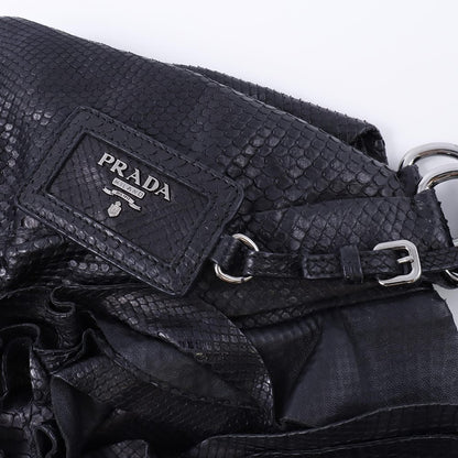 PRADA Hand Bag Tote Purse Black Authentic