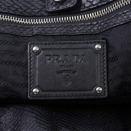 PRADA Hand Bag Tote Purse Black Authentic