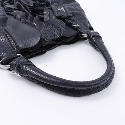 PRADA Hand Bag Tote Purse Black Authentic