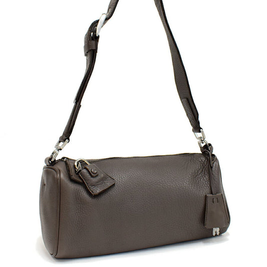 PRADA Shoulder Bag Purse Leather FUMO Authentic