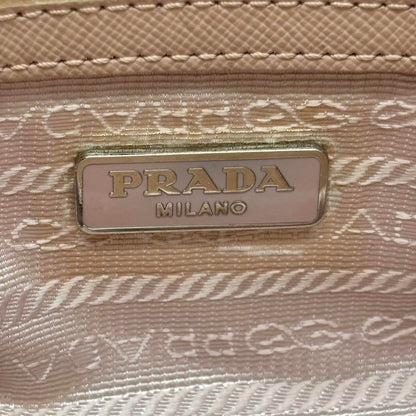 PRADA Shoulder Bag Purse Quilting Nylon Pink Authentic