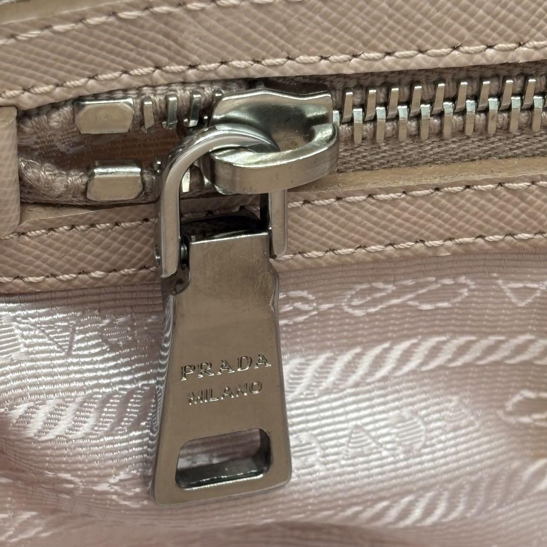 PRADA Shoulder Bag Purse Quilting Nylon Pink Authentic