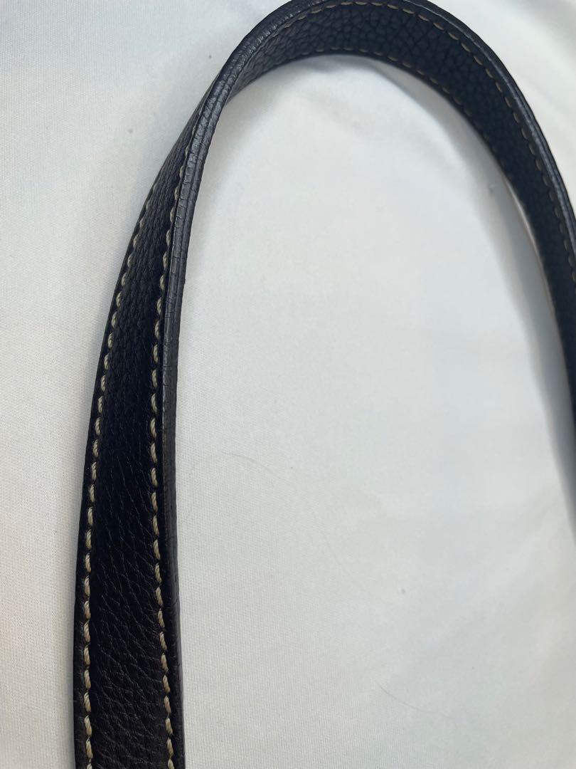 FENDI Shoulder Bag Purse Selleria Leather Brown Authentic