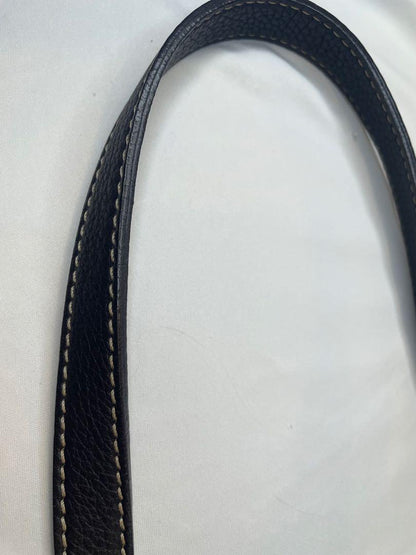 FENDI Shoulder Bag Purse Selleria Leather Brown Authentic