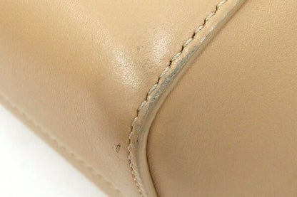 Chloe Hand Bag Tote Purse JOYCE Leather Beige Authentic