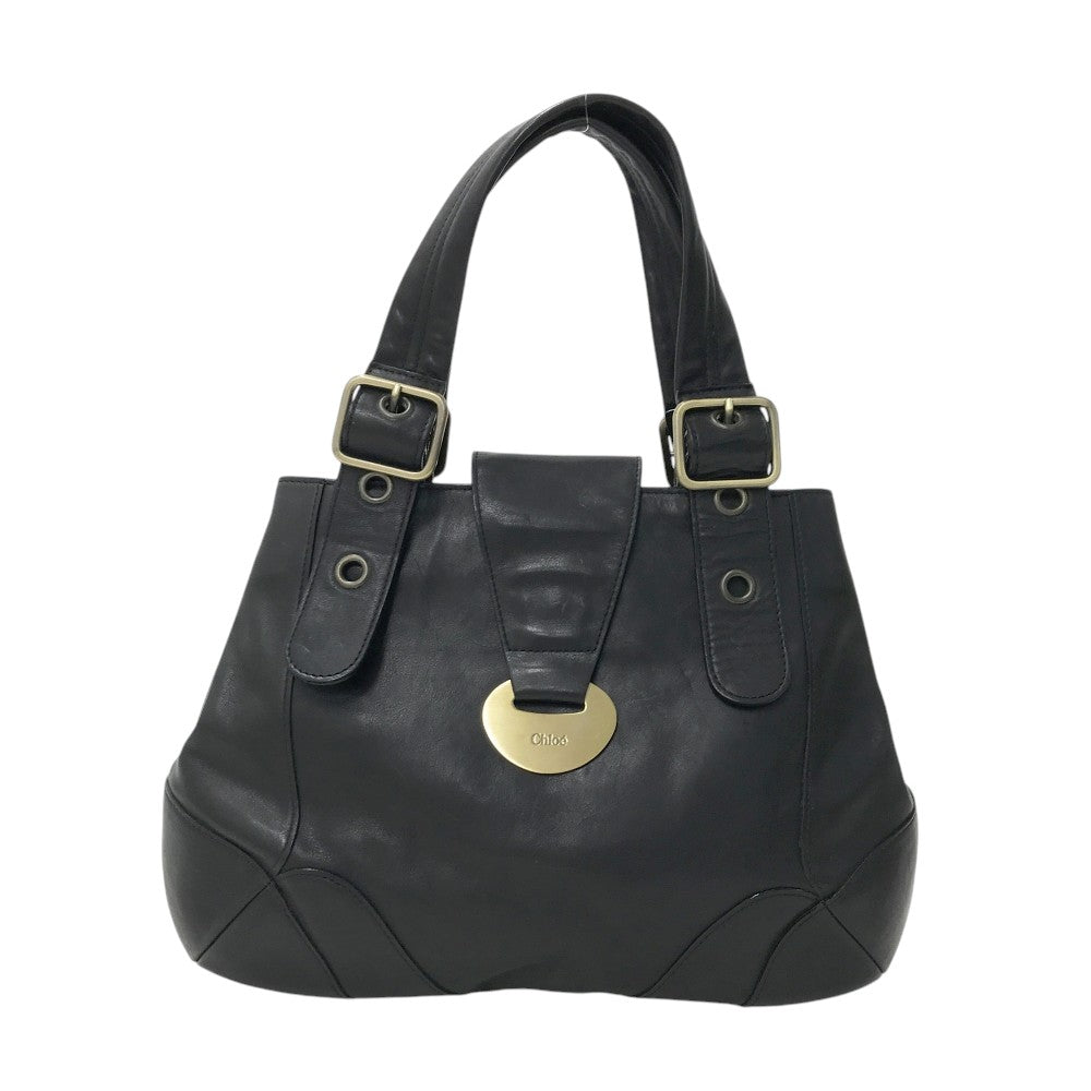 Chloe Hand Bag Tote Purse Black Authentic
