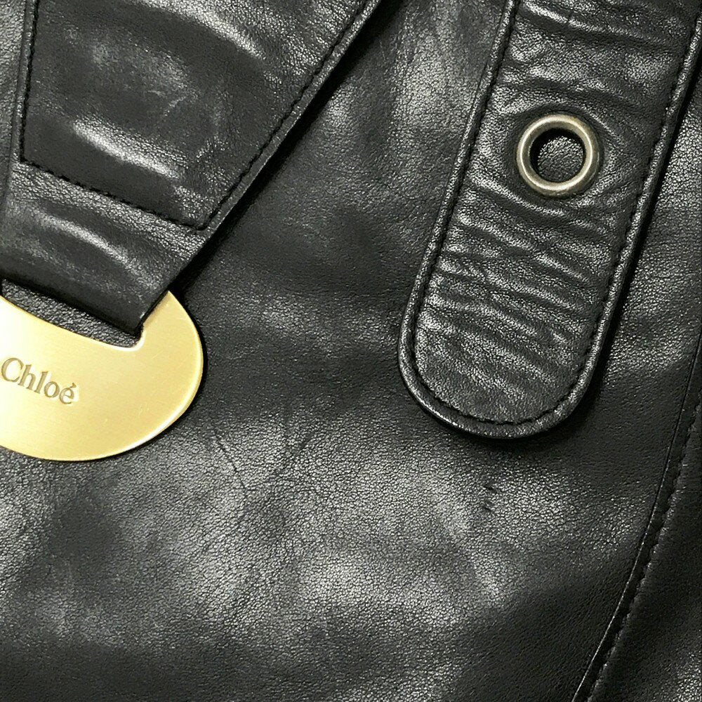 Chloe Hand Bag Tote Purse Black Authentic